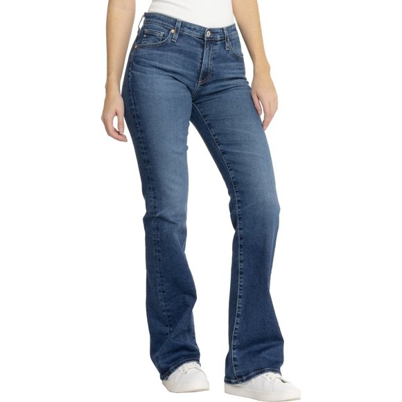 NEW AG Jeans Angel Extended Bootcut Denim women Jeans - Low Rise 252 - Picture 9 of 11